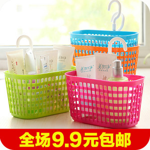 當(dāng)藤編美學(xué)邂逅實(shí)用主義 浴室收納新選擇——塑料藤編掛籃